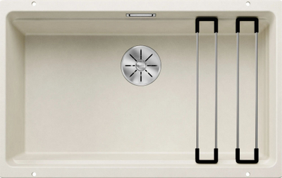 Lavaman kuzhine BLANCO ETAGON 700-U Silgranit, 70 cm, i bardhë delicate