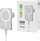 Mbajtës makine me karikues wireless MagSafe 15W, magnetik, i bardhë