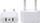 Adapter prizë Mocco MO-US2EU250V-WH, nga US në EU, 6A 250V, i bardhë