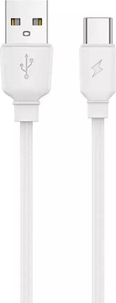 Кабел за полнење Јелико B15, USB во USB C, 3.1A, 1m, бел