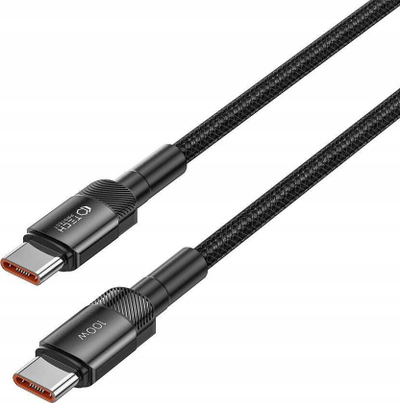 Kabllo USB C Tech-Protect Ultraboost Evo, 25 cm, PD 100W 5A, e zezë