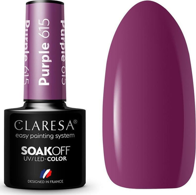 Llak thonjsh hibrid Claresa Purple 615, 5g, vjollcë