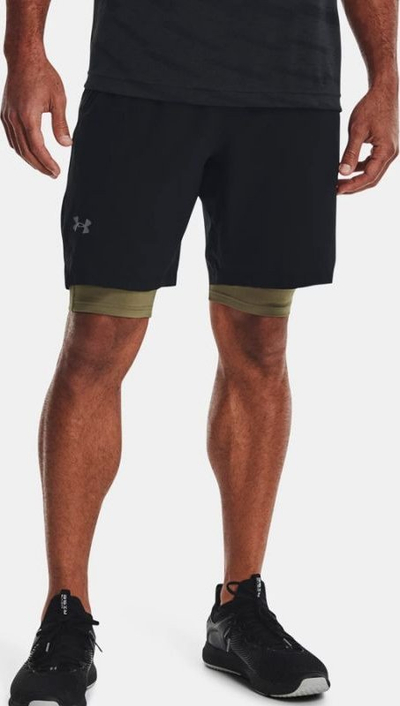 Shorce sportive Under Armour Vanish Woven Mesh 8" për burra, thahet shpejt, i zi