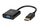 Adapter video iBOX IADPVGA, DisplayPort në VGA, Full HD, i zi