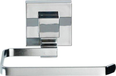 Mbajtës letre higjienike Wenko Quadro, me kupë thithëse, çelik inox, krom