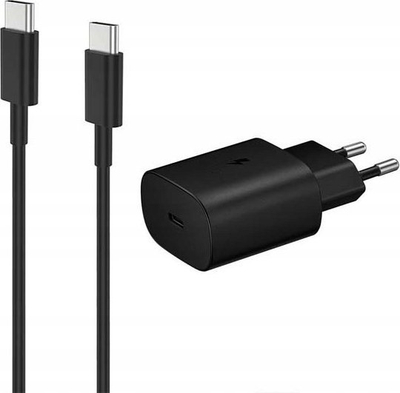Karikues rrjeti Denmen TA800 PD, 25W, USB C me kabllo, i zi