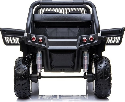 Makina elektrike për fëmijë LEAN CARS Mercedes Unimog, 12V, telekomandë, e bardhë