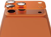 Mbrojtës kamere PanzerGlass Fender iPhone 17 Pro Max, xham i hollë, rezistent ndaj gërvishtjeve, portokalli Cosmic