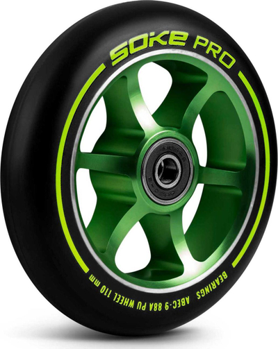 Rrota trotineti Soke Scooter Wheels 110 mm, set 2 copë, jeshile