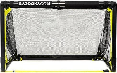 Portë futbolli BazookaGoal 200×75 EXT, teleskopike, e palosshme, e zezë