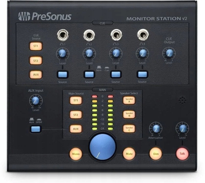 Kontroller monitorimi Presonus Monitor Station V2, 4 dalje kufjesh, talkback, gri