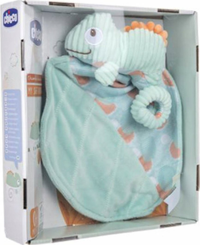 Lodër pelushi Chicco Soft Toy DouDou Kameleon, për bebe, pastel