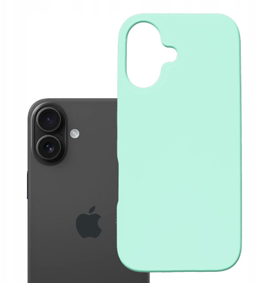 Kuti mbrojtëse 3MK Hardy MagSilicone për Apple iPhone 16 Plus, silikon, blu