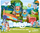 Set lodrash Bluey Rusty dhe Bluey Go Kart, 2 kukulla 2.5–3\", me gjëra shtesë, me gjithë ngjyra