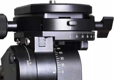 Kokë tripod Sirui FD-01 Four Way Head, video, 3/8", e zezë