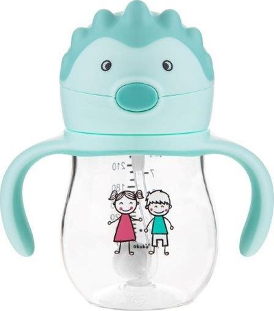 Shishe uji Akuku me pipë, 250 ml, Tritan