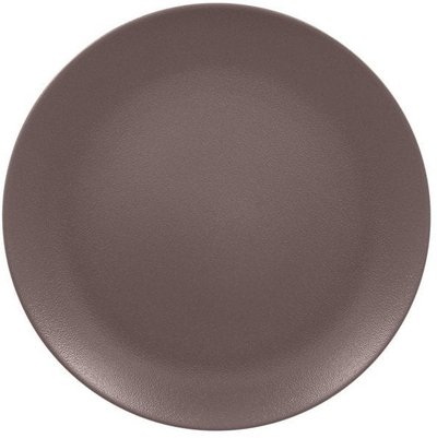 Pjatë e sheshtë RAK Porcelain Neo Mellow, 12.2\", porcelan, kafe chestnut