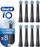 Koka furçe dhëmbësh Oral B iO Ultimate Clean, set me 8 copa, të zeza