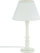 Lampë tavoline Atmosphera Leo, 36cm, E14 25W, e bardhë