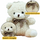 Varëse çelsash pellushi Lean Toys White Bear 22497, 8 cm, e bardhë