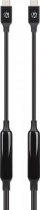 Kabllo USB C Manhattan, 5m, USB 3.2 Gen2 10Gbps, 60W 3A, e zezë