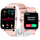 Smartwatch Giewont GW230-1, mat shëndetin, rrip silikoni rozë