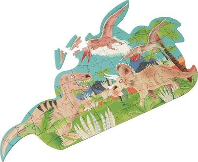 Puzzle dyanshmë Scratch Europe Dinos, për moshën 6 9 vjeç, shumëngjyrësh