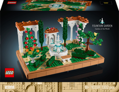 Set ndërtimi “Fountain Garden”, model dekorativ për kopsht, për të rritur