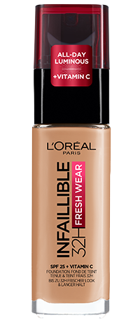 Krem pudër L'Oreal Paris Infallible 32H Fresh Wear, 260 Golden Sun, 30ml