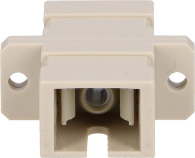 Adapter fibër optike Extralink SC Simplex, gri