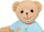 Lodër ari pelushi Baby Born Bear, me fletore shoqnije, me romper blu