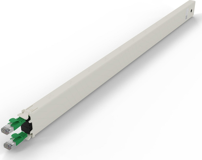 Kasetë menaxhimi kabllosh PATCHBOX .one 30RU STP, CAT6a, jeshile