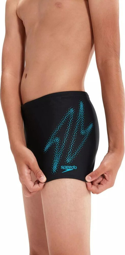 Rroba banje çunash Speedo Hyper Boom Aquashorts, Endurance10, të zeza me blu