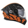 Helmetë integrale Cassida Orbit Multivers, ECE 22.06, me diell, e zezë matte portokalli gri e bardhë, XL