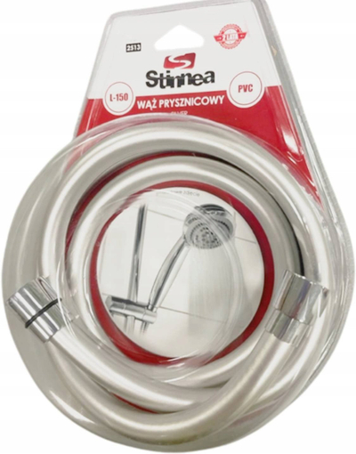 Zorrë dushi Zorra Smooth Silver, 150 cm, PVC, ngjyrë argjendi