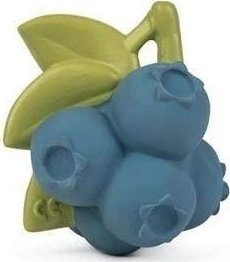 Kafshuese për bebin Oli & Carol Jerry the Blueberry, gome natyrale, 8 cm, blu