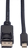 Kabllo Roline DisplayPort në Mini DisplayPort, 5m, i zi