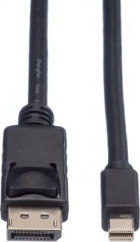 Kabllo Roline DisplayPort në Mini DisplayPort, 5m, i zi