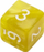 Set zare RPG Q Workshop Pearl Light Yellow Rebel, efekt perle, 7 copë, e verdhë e çelët
