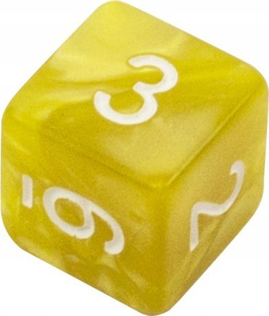 Set zare RPG Q Workshop Pearl Light Yellow Rebel, efekt perle, 7 copë, e verdhë e çelët