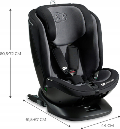 Ulëse makine Kinderkraft XPEDITION 2 i-Size, 0-36 kg, rrotullim 360°, e zezë