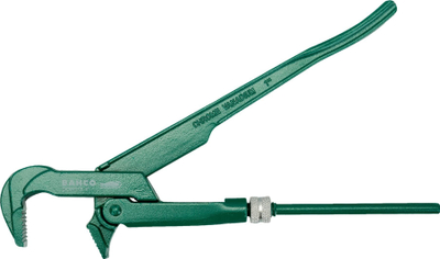 Çelës tubash Bahco Alligator, 1", 90°, jeshil