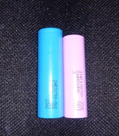Bateri Li-ion Samsung INR21700 50E, 3.6V, 4900mAh, blu