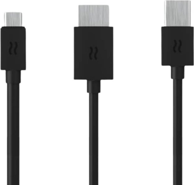 Kabllo Airtame AirCord, HDMI USB USB Type C, e zezë