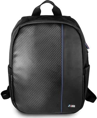 Çantë shpine BMW Carbon Navy Stripe, 15", e zezë