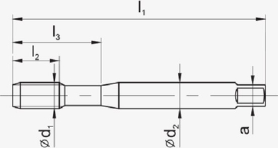 Fijeformues makinerik FANAR G 1/8", DIN 5157D, HSS
