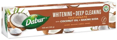 Pasta dhëmbësh Dabur Whitening, me vaj kokosi, me sodë buke