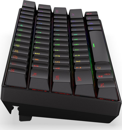 Tastierë gaming Endorfy Thock Compact Wireless Red, mekanike, RGB, US layout, e zezë