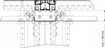 Plakë montuese Schneider Electric PanelSeT NSYSIMP20, 2000mm, për dollapët Spacial SF
