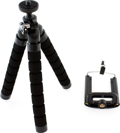 Мини статив Blavec P04, флексибилен, до 70 cm, црн